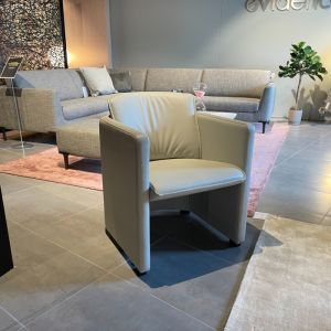 Évidence Saga Ledersessel Wapiti beige grau 