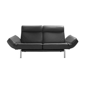 de Sede DS-450 Twist 2-Sitzer-Sofa Living schwarz 